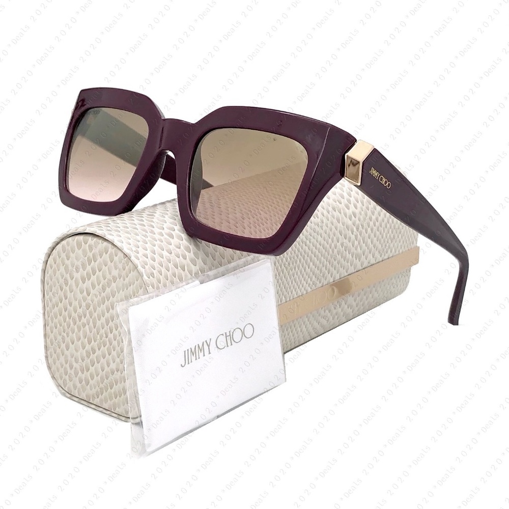 Jimmy Choo Maika/S 0T753 50mm Plum Sunglasses